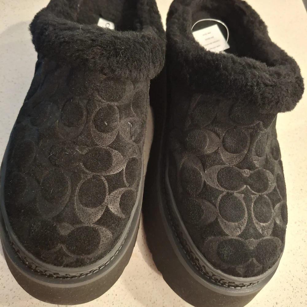 Coach Black Cecilia Slip-On Flats - Picture 4 of 7